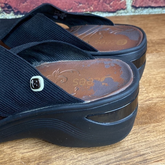 BZees Womens Black Desire Slides Sandal Size 6.5 - Picture 7 of 13